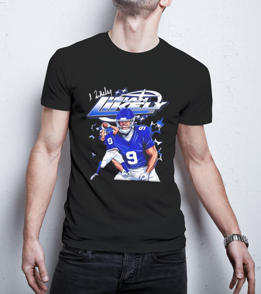 Isiah Likely Baltimore Ravens Number 9 Football T-Shirt