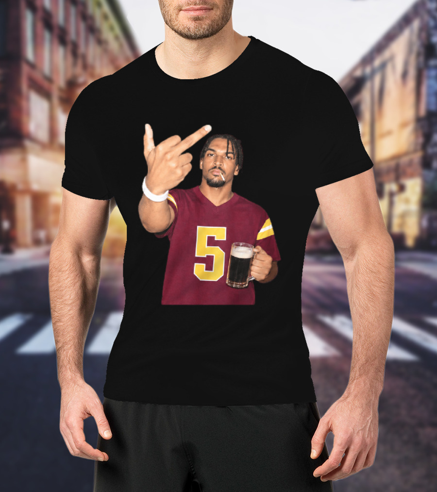 Jayden Daniels Middle Finger T-Shirt