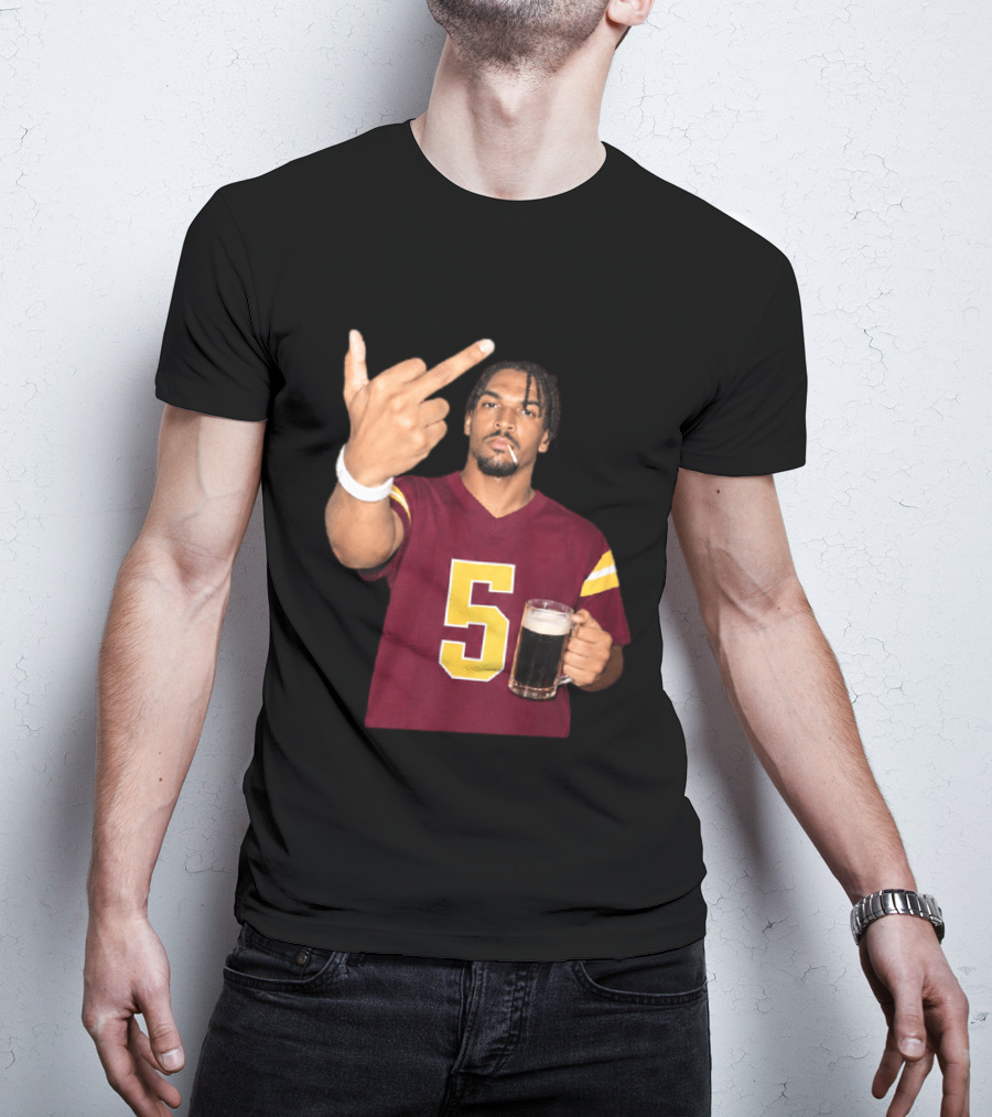 Jayden Daniels Middle Finger T-Shirt
