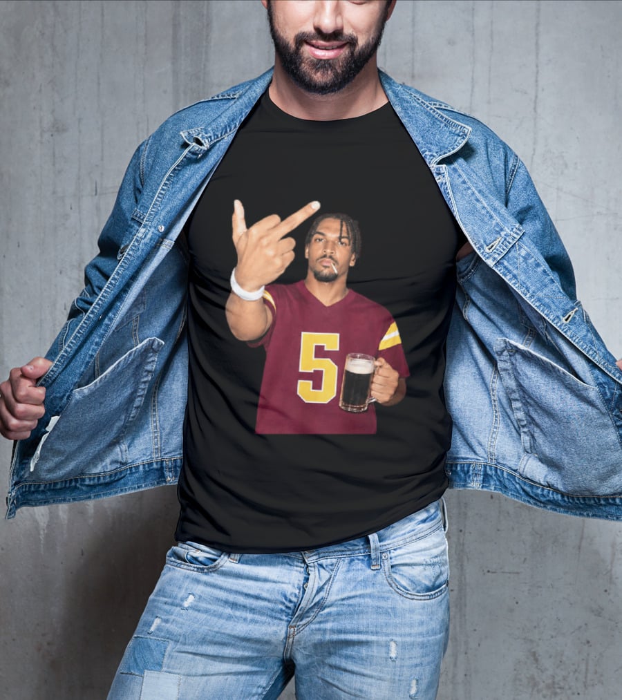 Jayden Daniels Middle Finger T-Shirt