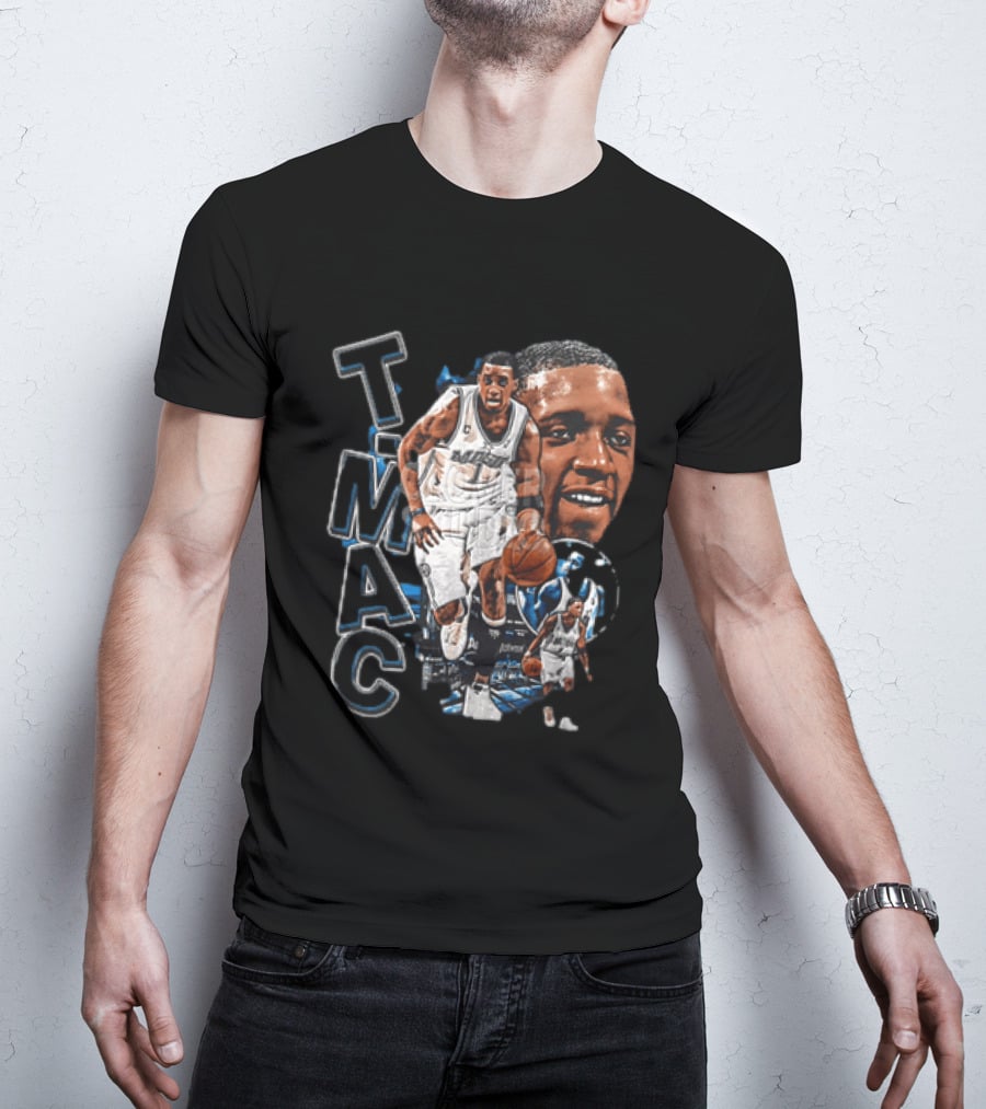 Tracy McGrady MAC Orlando Magic NBA Basketball Player 2 Sided T-Shirt