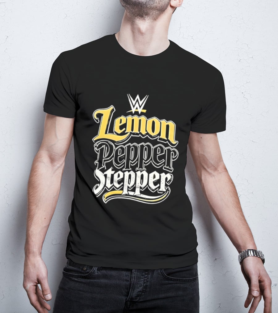 WWE Lemon Pepper Stepper Wrestling Merchandise T-Shirt