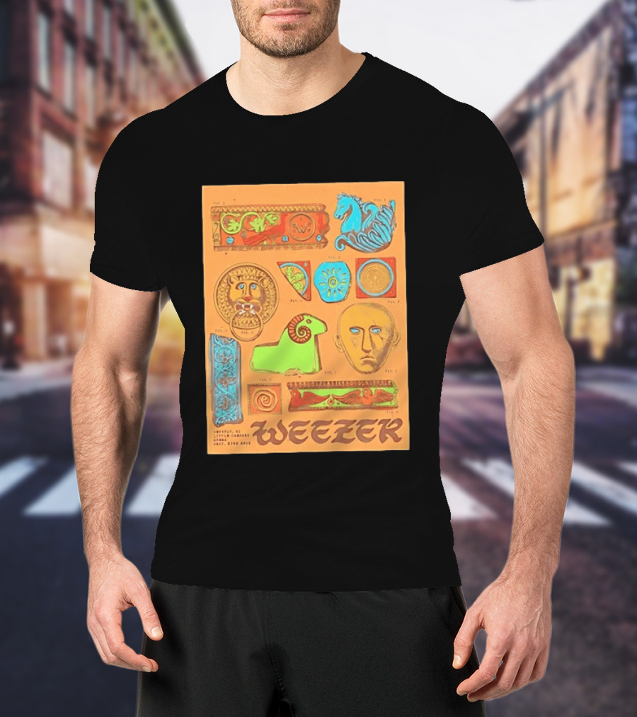 Weezer Detroit Little Caesars Arena September 27 2024 T-Shirt