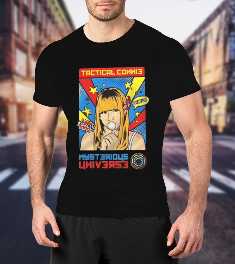 Tactical Connie Mysterious Universe Pop Art Comic T-Shirt