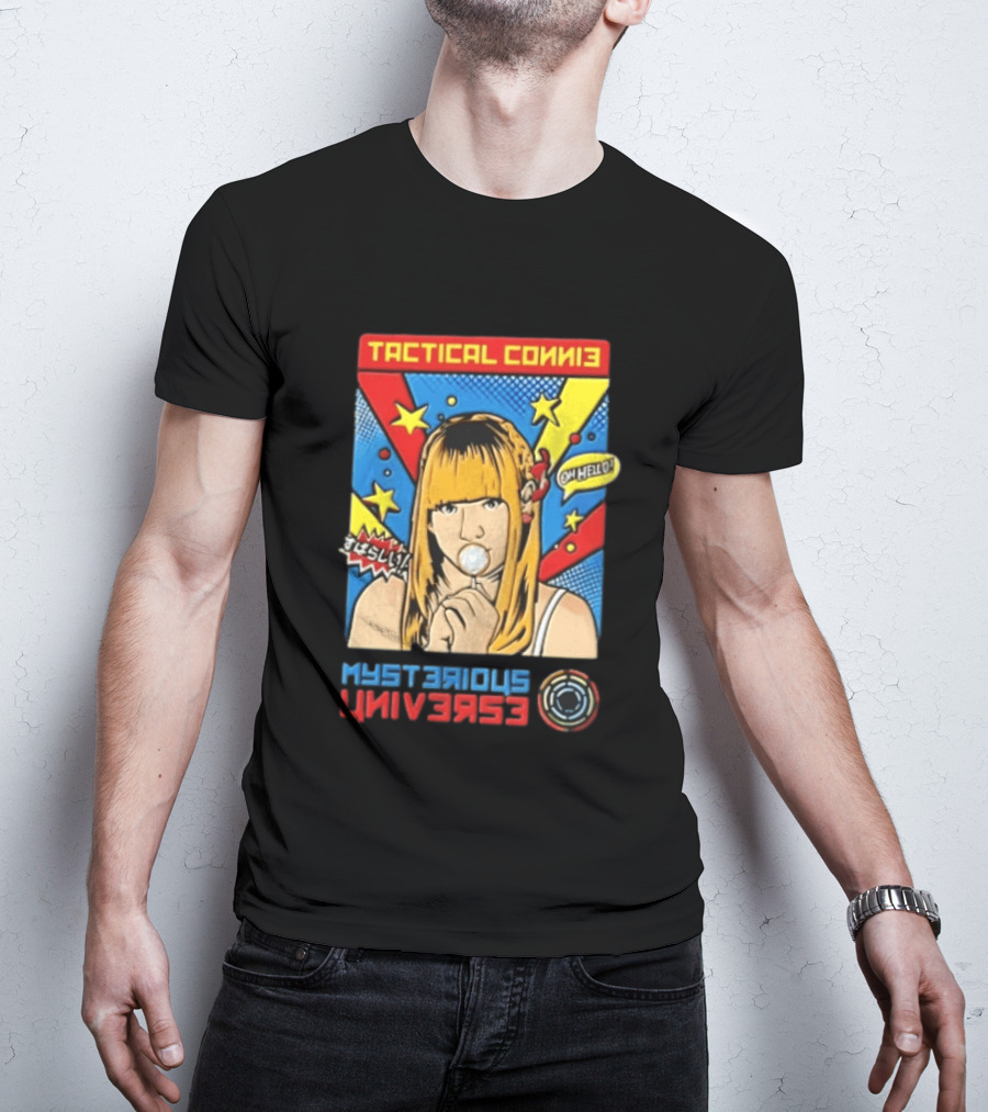 Tactical Connie Mysterious Universe Pop Art Comic T-Shirt