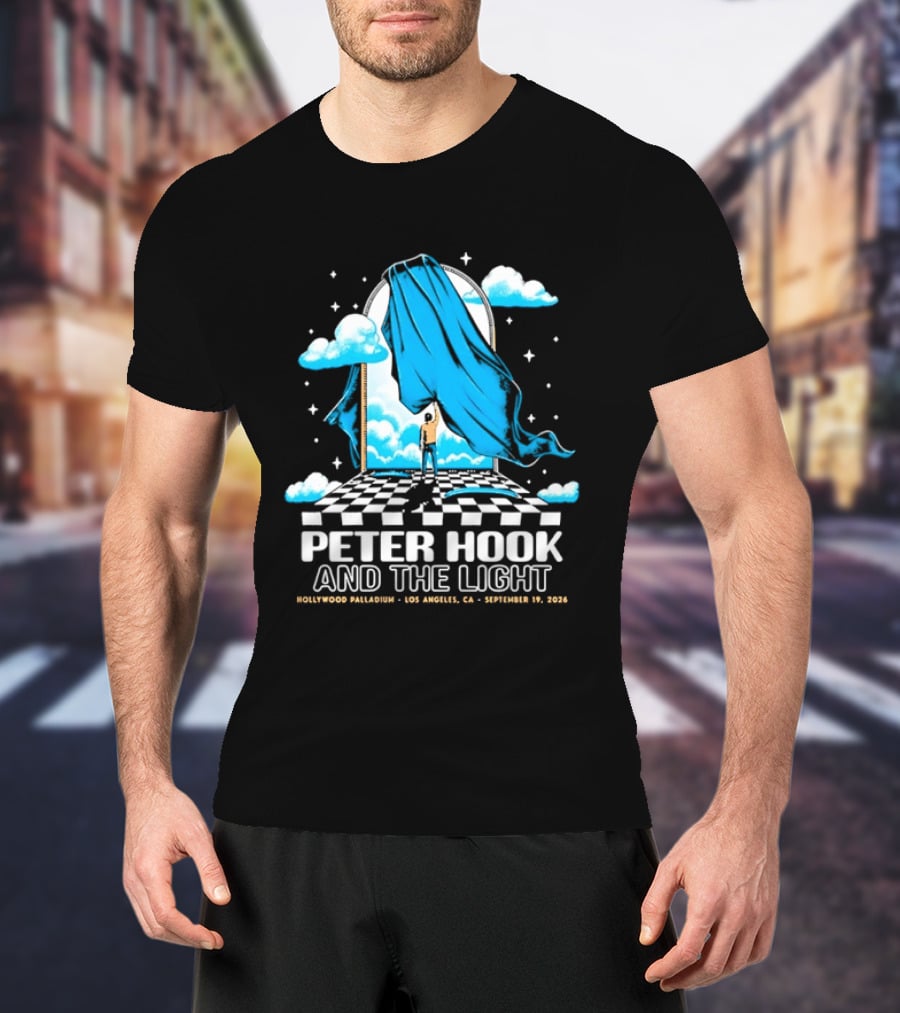 Peter Hook And The Light Live Concert Hollywood Palladium Los Angeles September 19 2026 T-Shirt