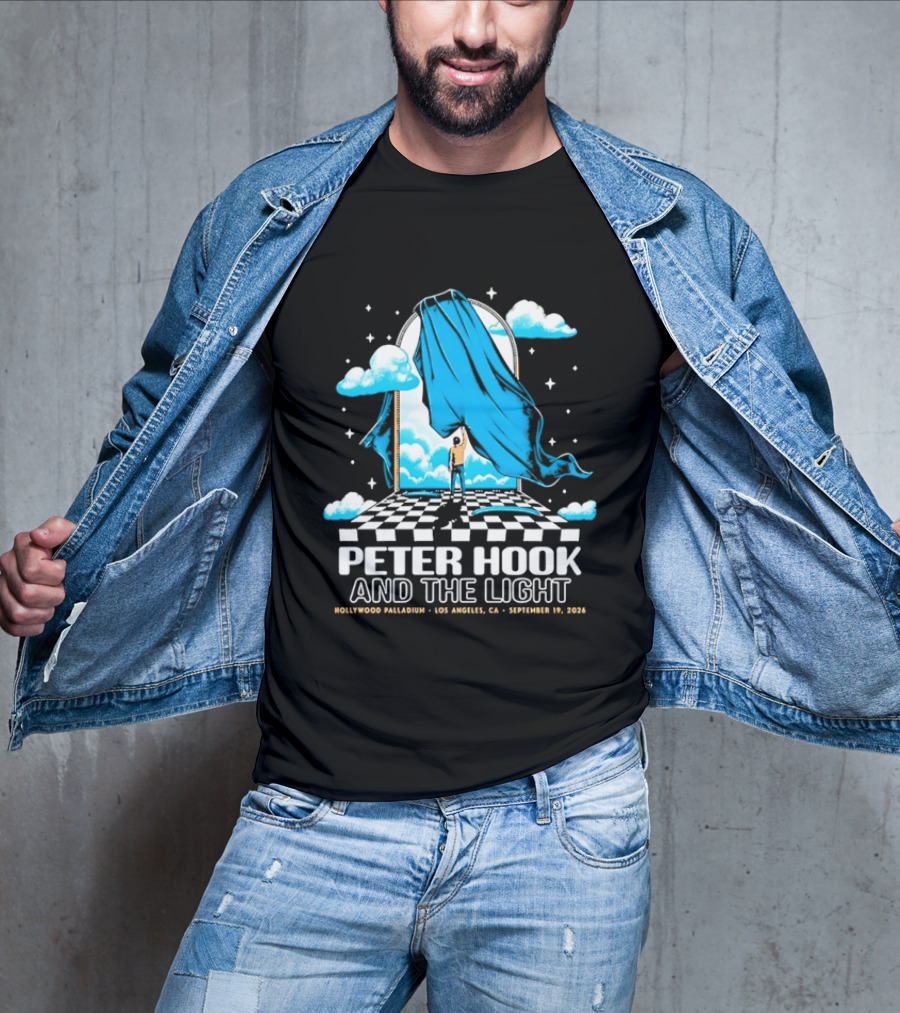 Peter Hook And The Light Live Concert Hollywood Palladium Los Angeles September 19 2026 T-Shirt