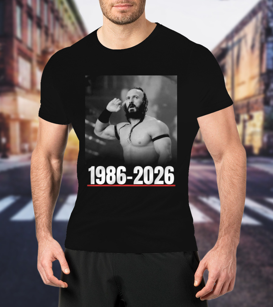 AEW Announced That Benjamin Satterley Known As Pac Passed Away 1986 2026 T-Shirt