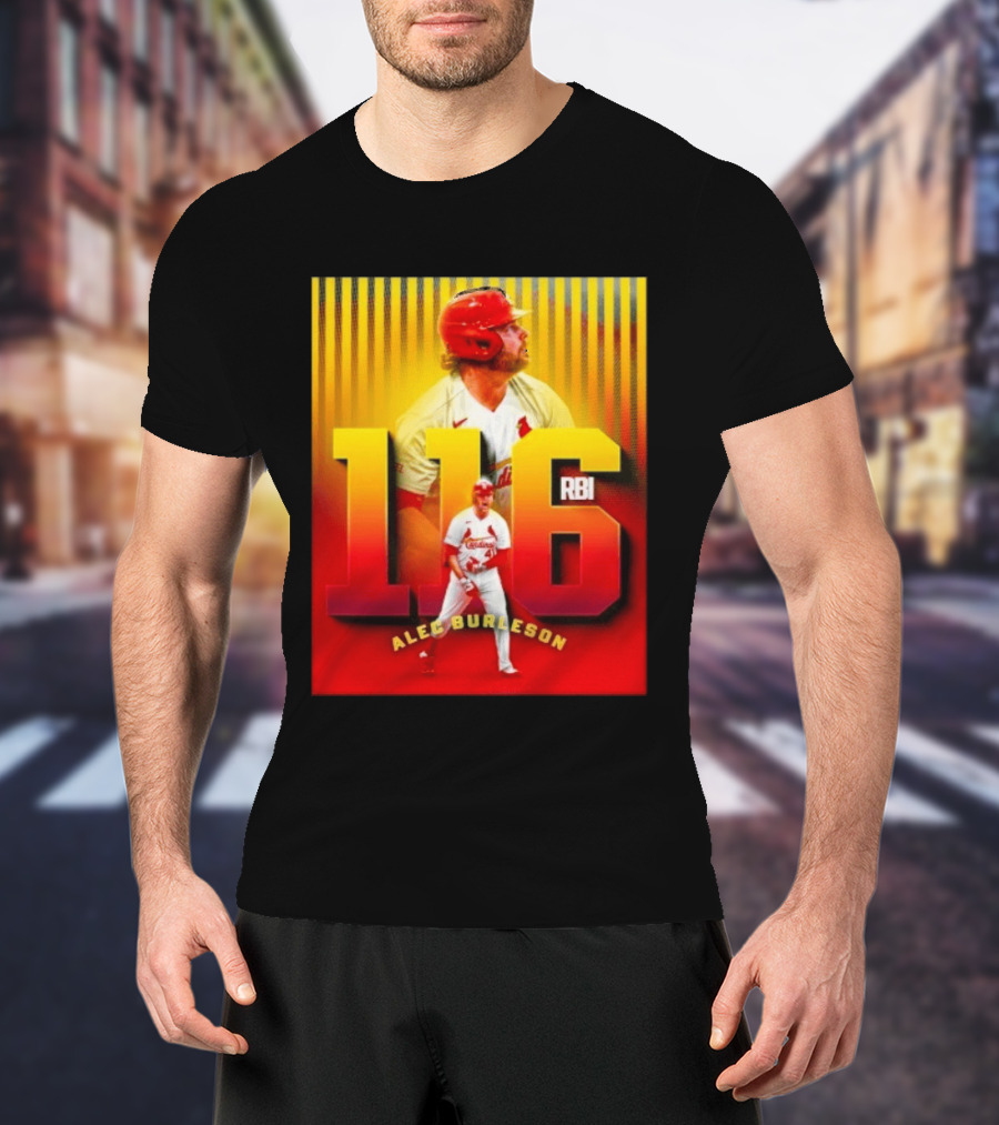Alec Burleson 116 RBI St Louis Cardinals Baseball Highlights T-Shirt
