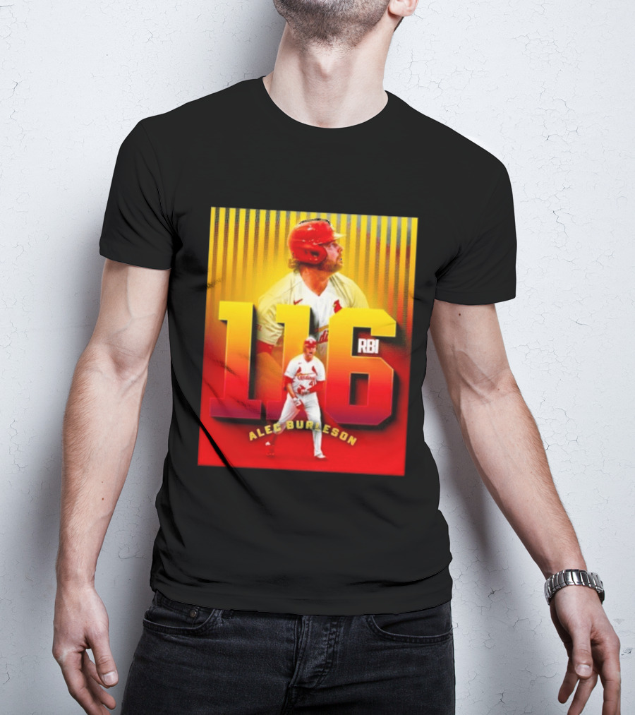 Alec Burleson 116 RBI St Louis Cardinals Baseball Highlights T-Shirt
