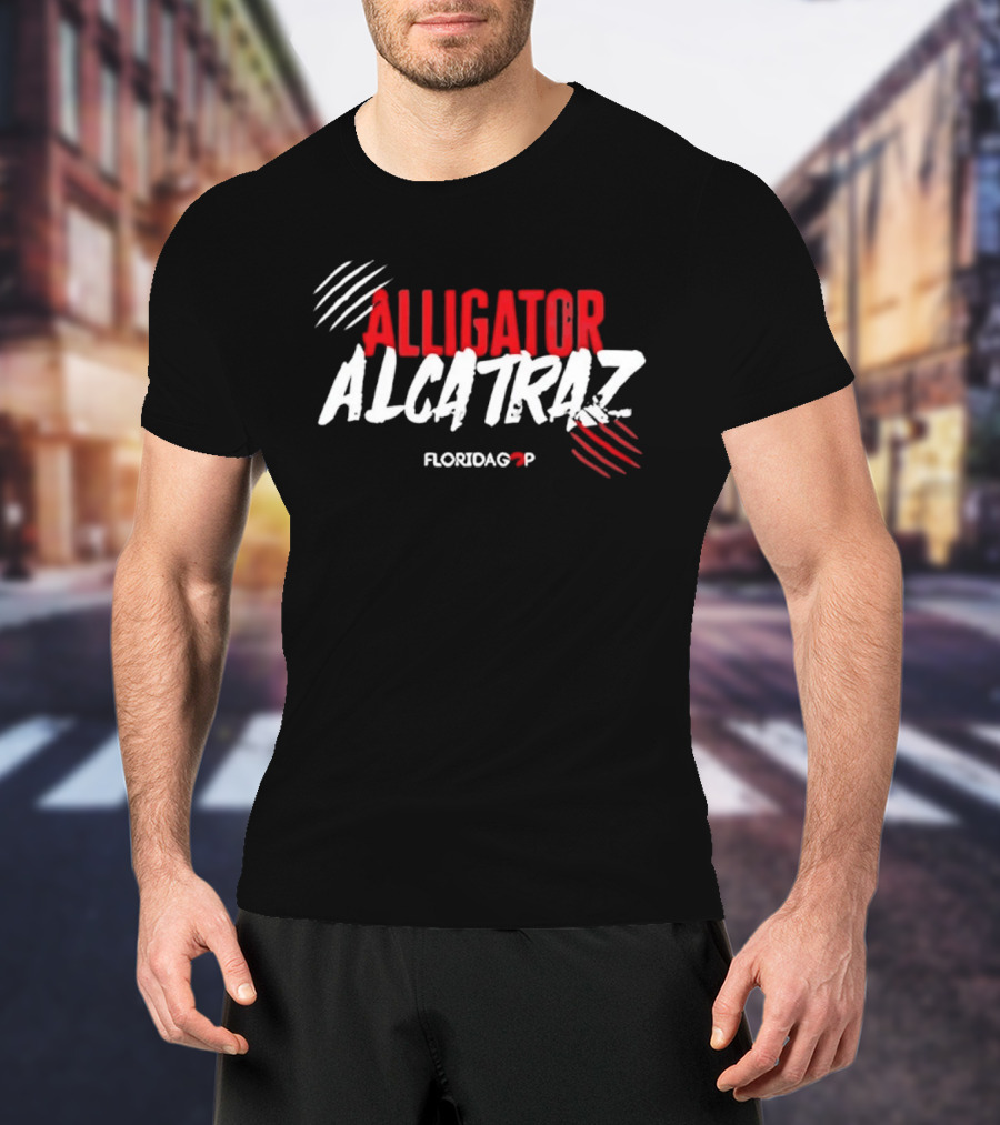 Alligator Alcatraz Florida Gop T-Shirt