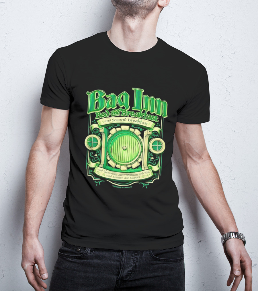 Bag Inn Bed And Breakfast Second Breakfast Elevensies Luncheon Tea Dinner Supper T-Shirt