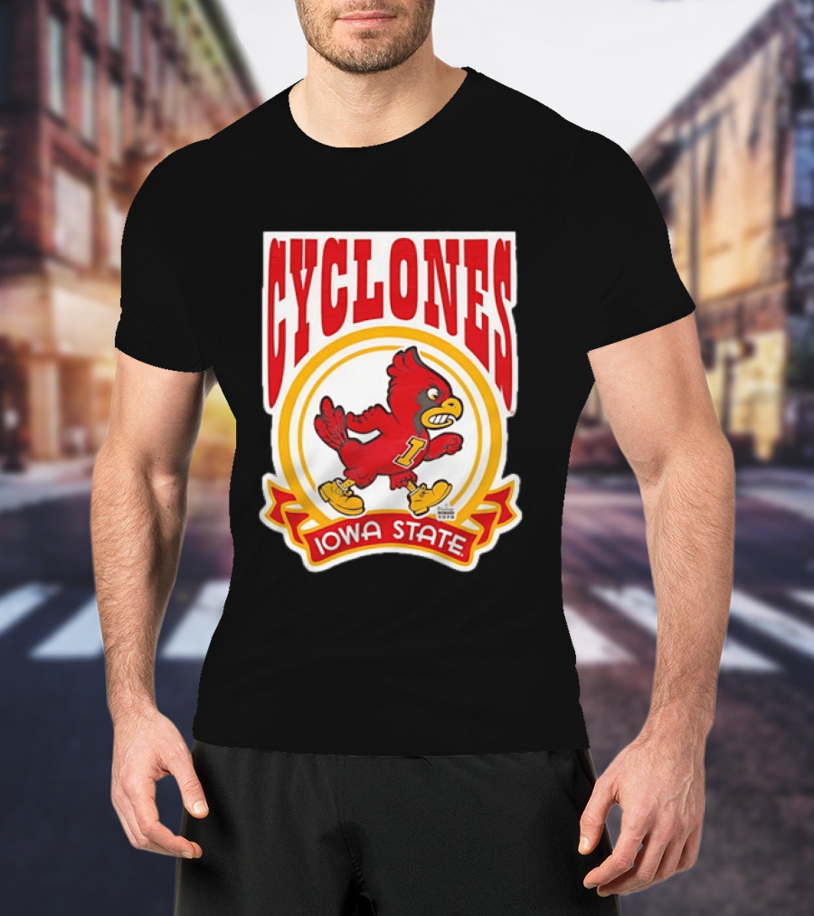 Iowa State Cyclones NCAA 1978 Mascot Bird T-Shirt