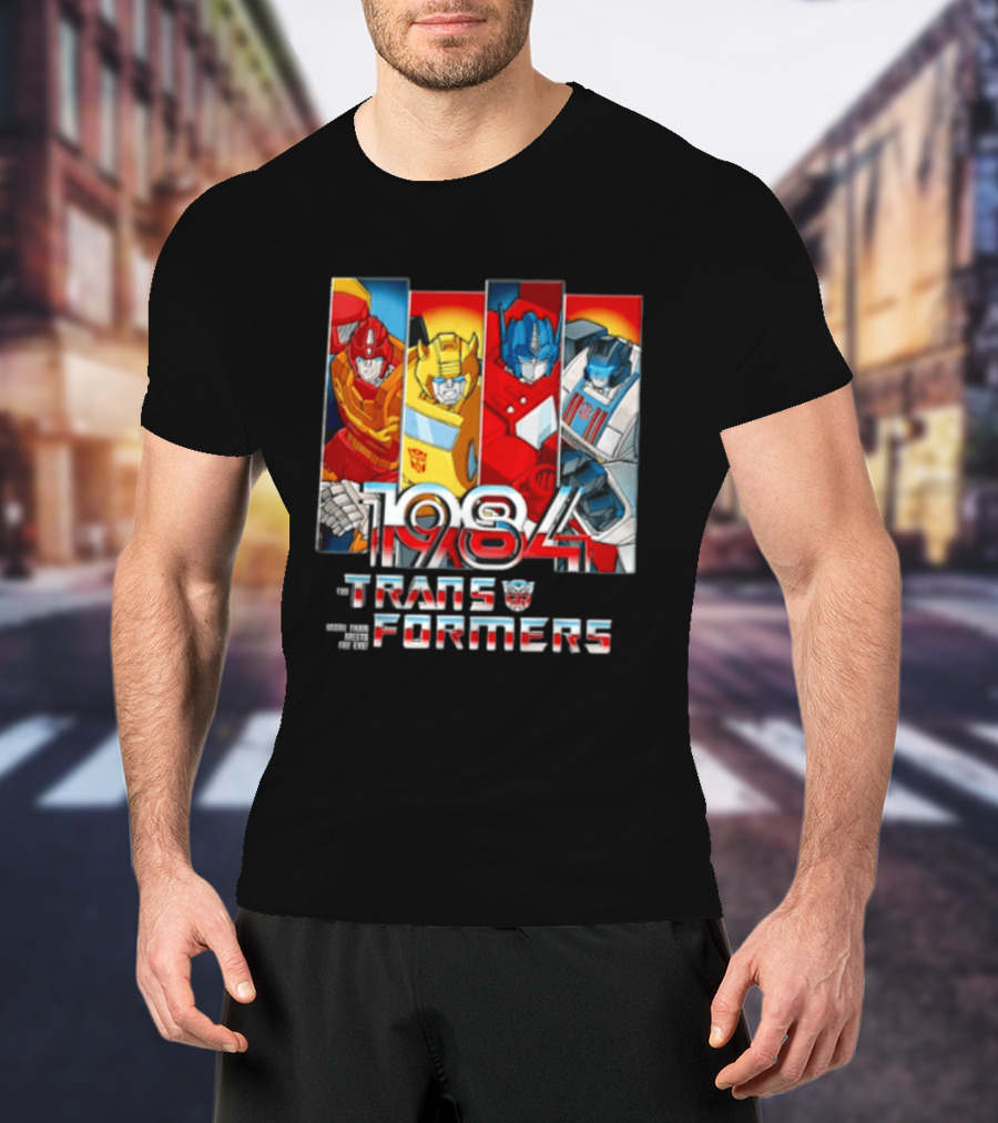 Transformers 1984 Hot Rod Bumblebee Optimus Prime Prowl Classic Characters T-Shirt