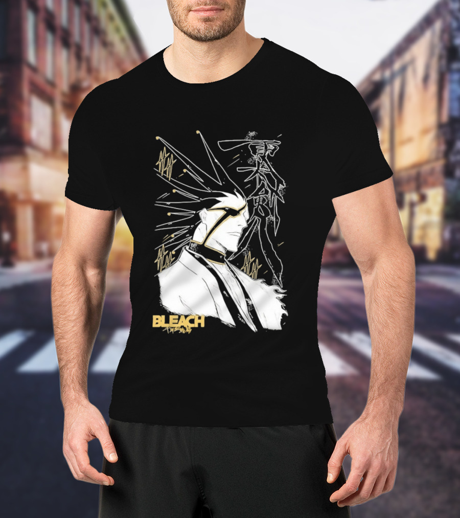 Kenpachi Zaraki Bleach Thousand Year Blood War Fan Art Character Sketch T-Shirt