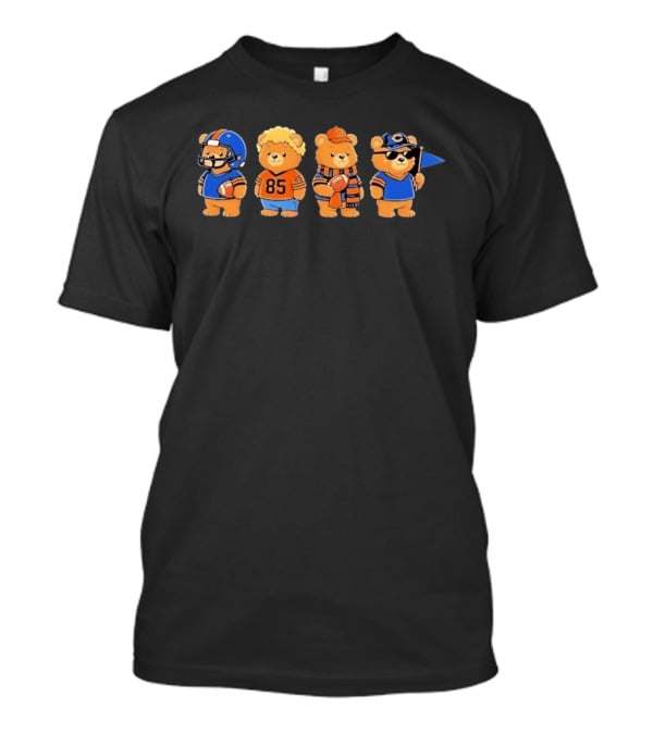 Chicago Bears Teddy Bears Football Team Merchandise T-Shirt