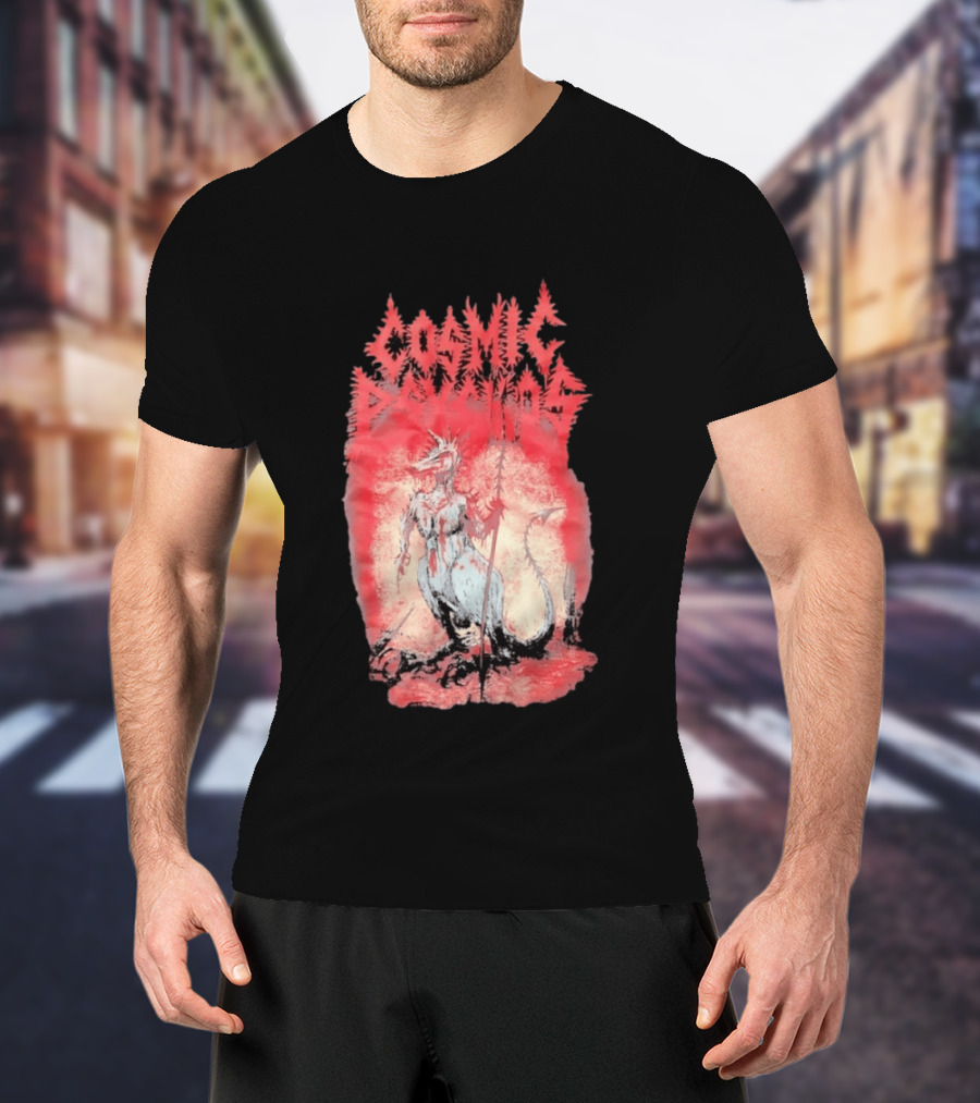 Cosmic Psychos Devil Kangaroo Australian Punk T-Shirt