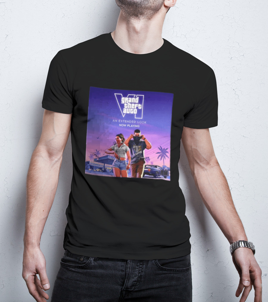 Grand Theft Auto VI Lucia Jason An Extended Look Now Playing T-Shirt