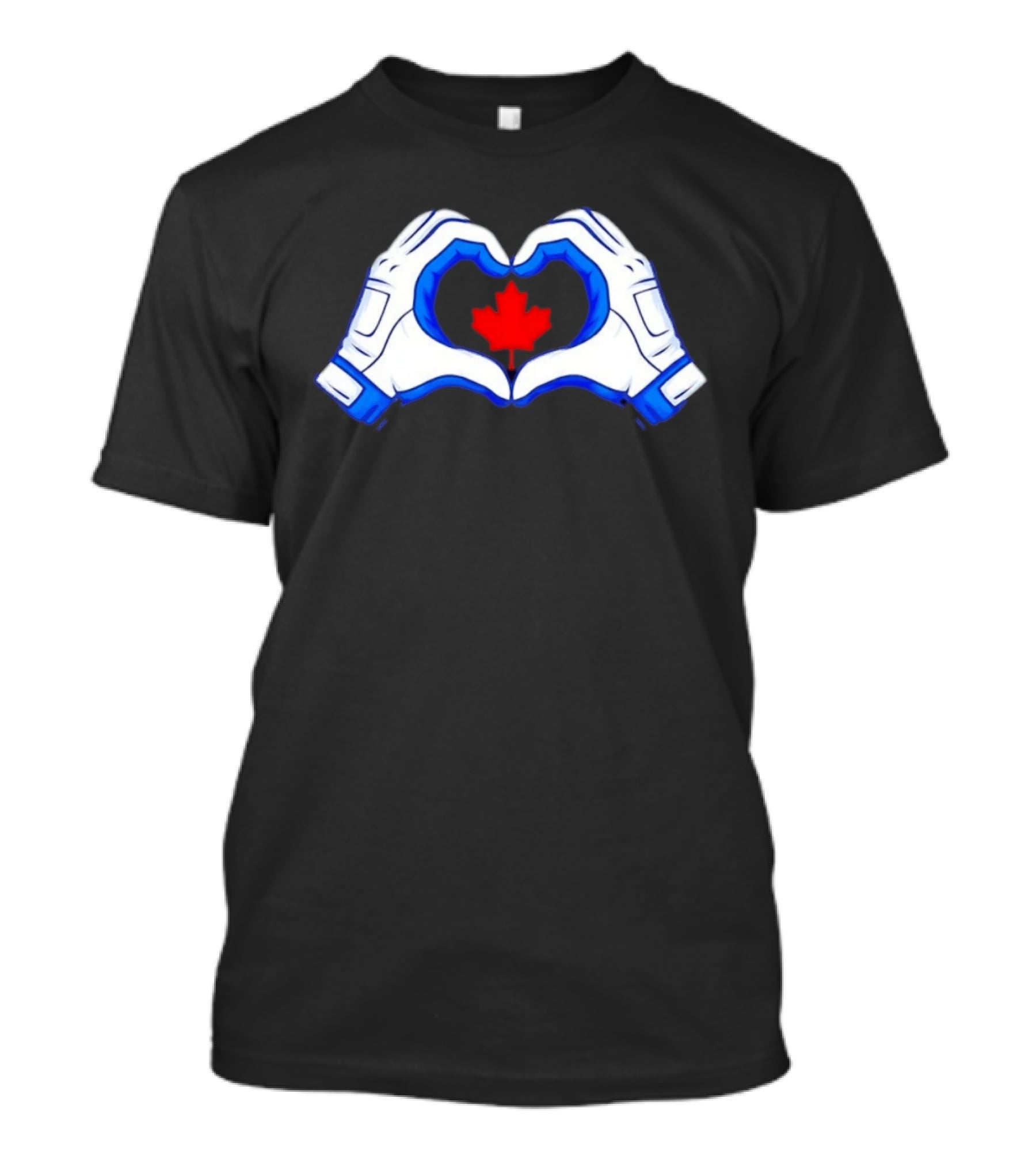 Vladimir Guerrero Jr Toronto Blue Jays Heart Hands Canada Maple Leaf T-Shirt
