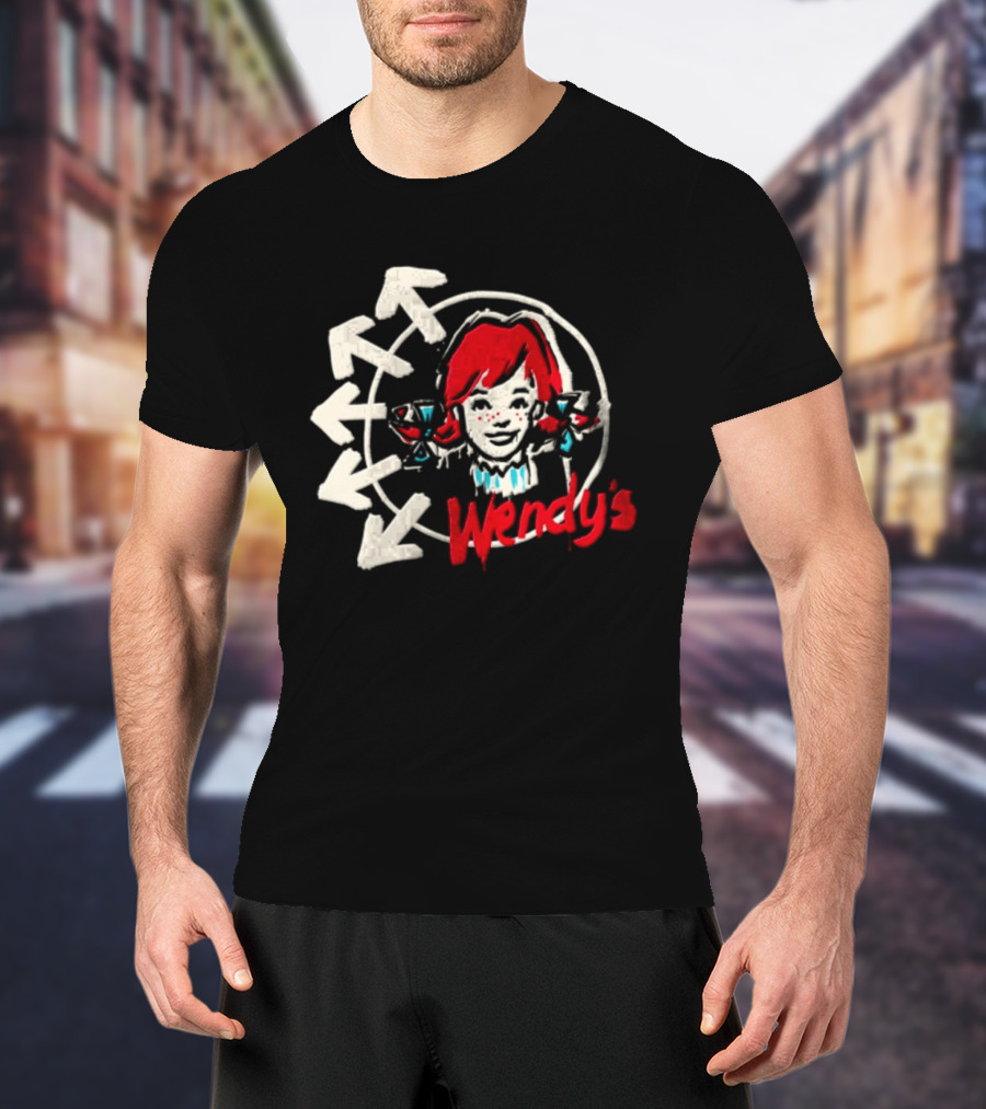 Wendy's Songs To Listen To In A Parking Lot Two Sided Bow Arrows T-Shirt