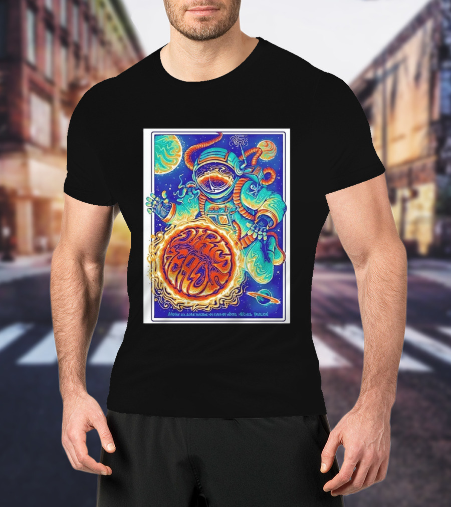 Dip Heads Astronaut Space Art August 23 2026 Houston TX Cynthia Woods Mitchell Pavilion T-Shirt