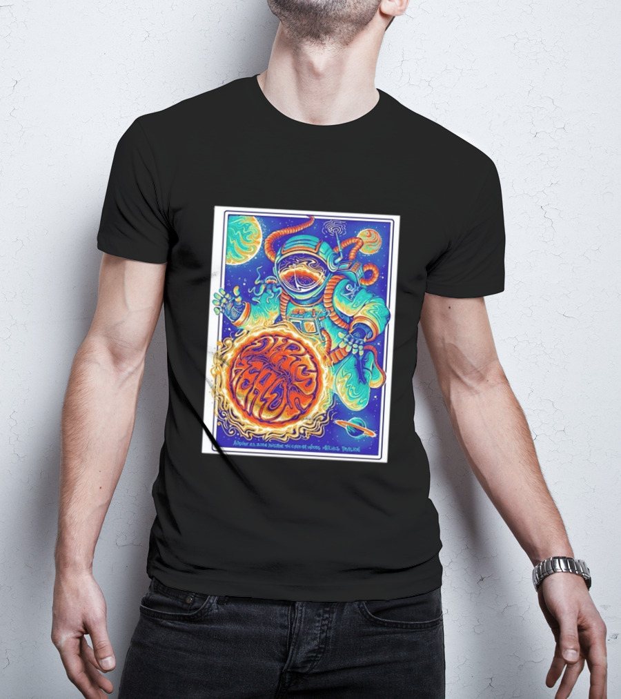Dip Heads Astronaut Space Art August 23 2026 Houston TX Cynthia Woods Mitchell Pavilion T-Shirt