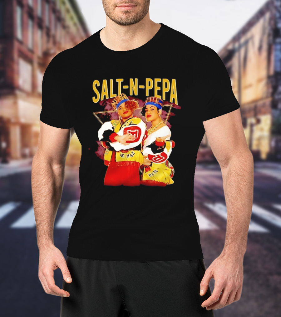 Salt N Pepa Iconic 90s Hip Hop Fashion T-Shirt