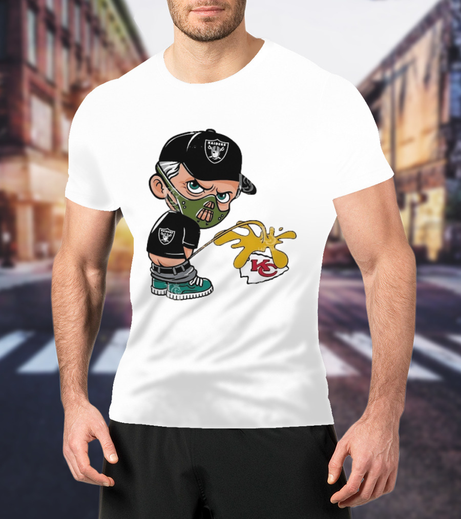 Las Vegas Raiders Fan Prank On Kansas City Chiefs Rivalry T-Shirt