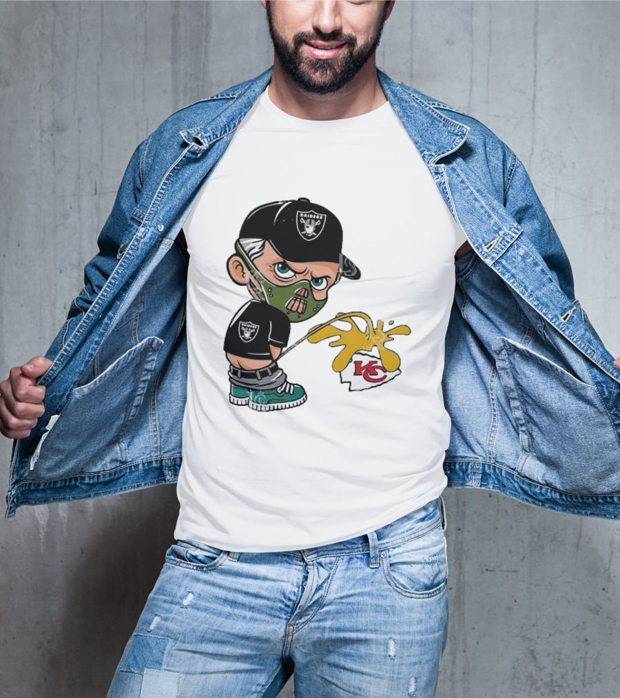 Las Vegas Raiders Fan Prank On Kansas City Chiefs Rivalry T-Shirt