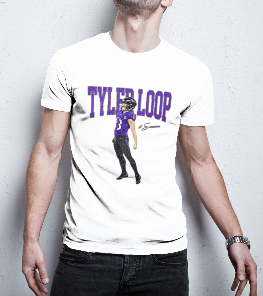 Tyler Loop Siuuuuuu Football The Ravens Player Celebration T-Shirt