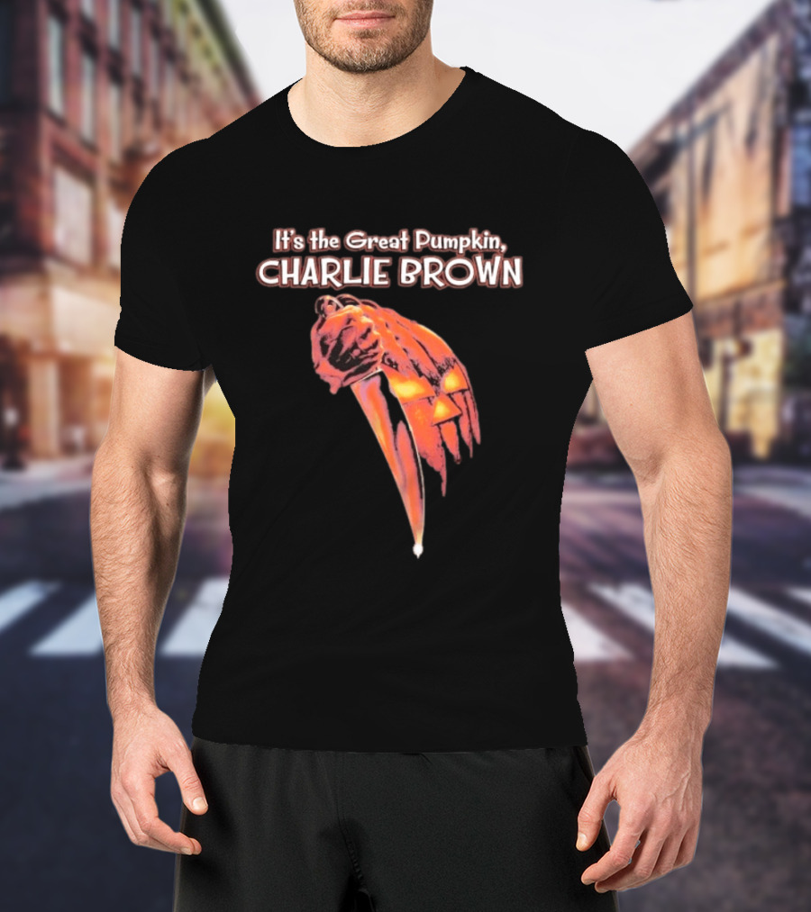 It's The Great Pumpkin Charlie Brown Horror Slasher T-Shirt