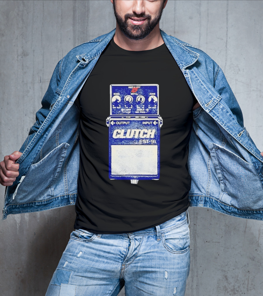 Boss Metal Zone Clutch Est 91 Rock Music Pedal T-Shirt