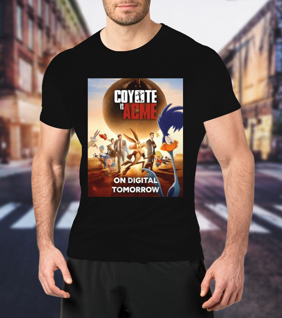 Coyote Vs Acme Digital Release Featuring Iconic Looney Tunes Characters T-Shirt