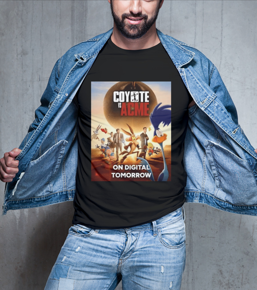 Coyote Vs Acme Digital Release Featuring Iconic Looney Tunes Characters T-Shirt