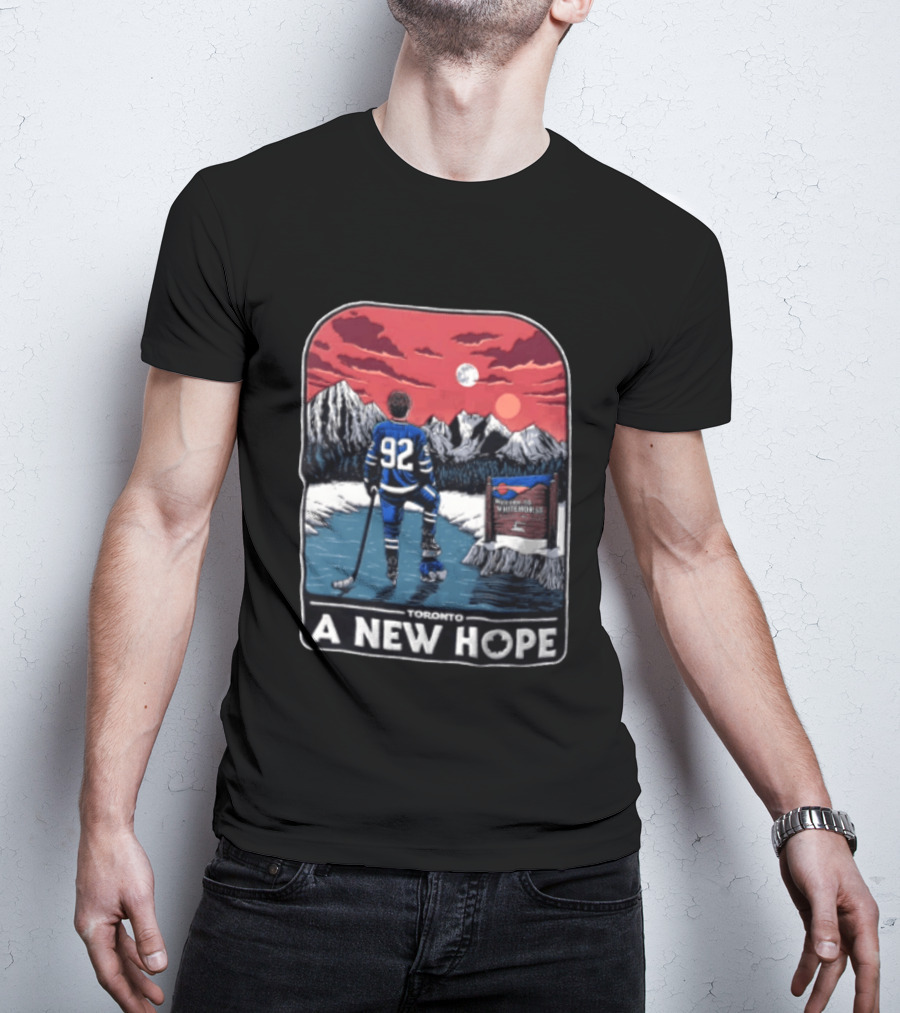 Toronto A New Hope 92 NHL Hockey Sunset Mountain Scene T-Shirt