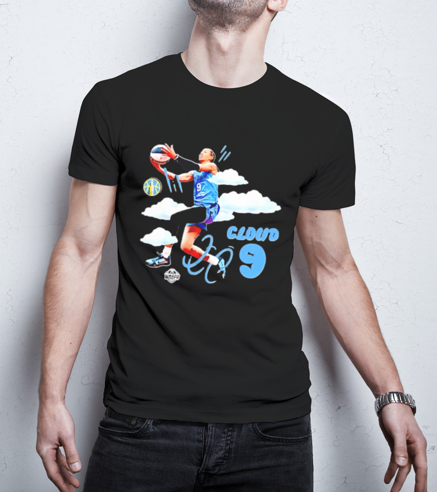 Natasha Cloud 9 Chicago Sky WNBA Basketball T-Shirt