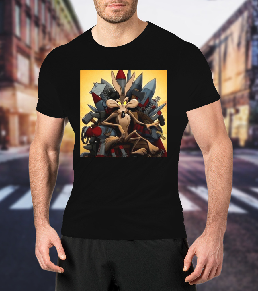 Wile E. Coyote Acme Rockets Digital Release Tomorrow T-Shirt
