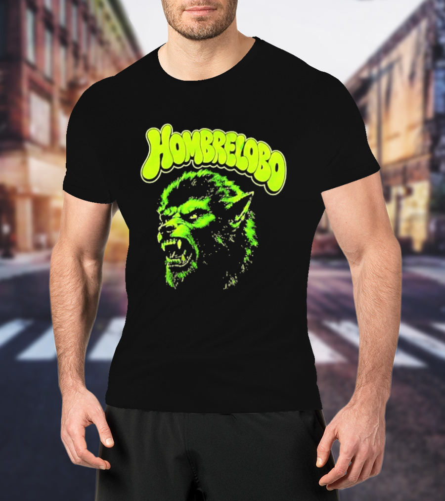 Hombrelobo Werewolf Neon Green Horror T-Shirt