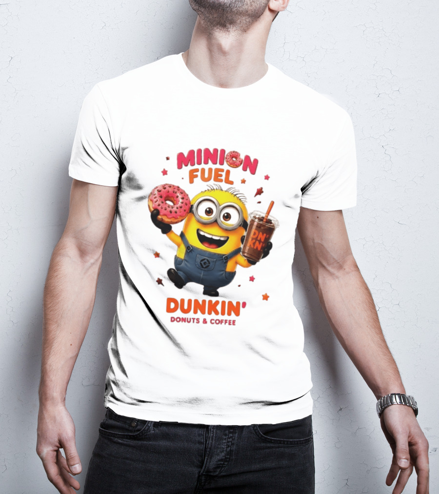 Minion Fuel Dunkin' Donuts Coffee Minions Donut Drink T-Shirt
