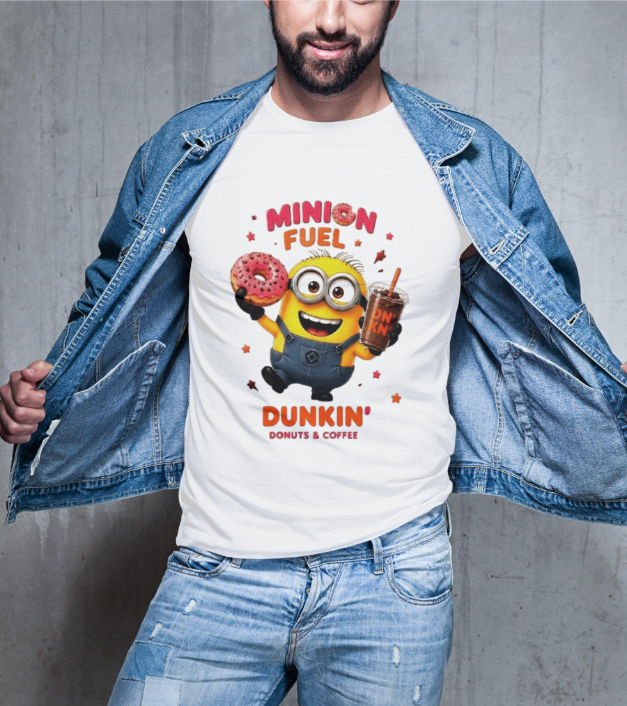 Minion Fuel Dunkin' Donuts Coffee Minions Donut Drink T-Shirt