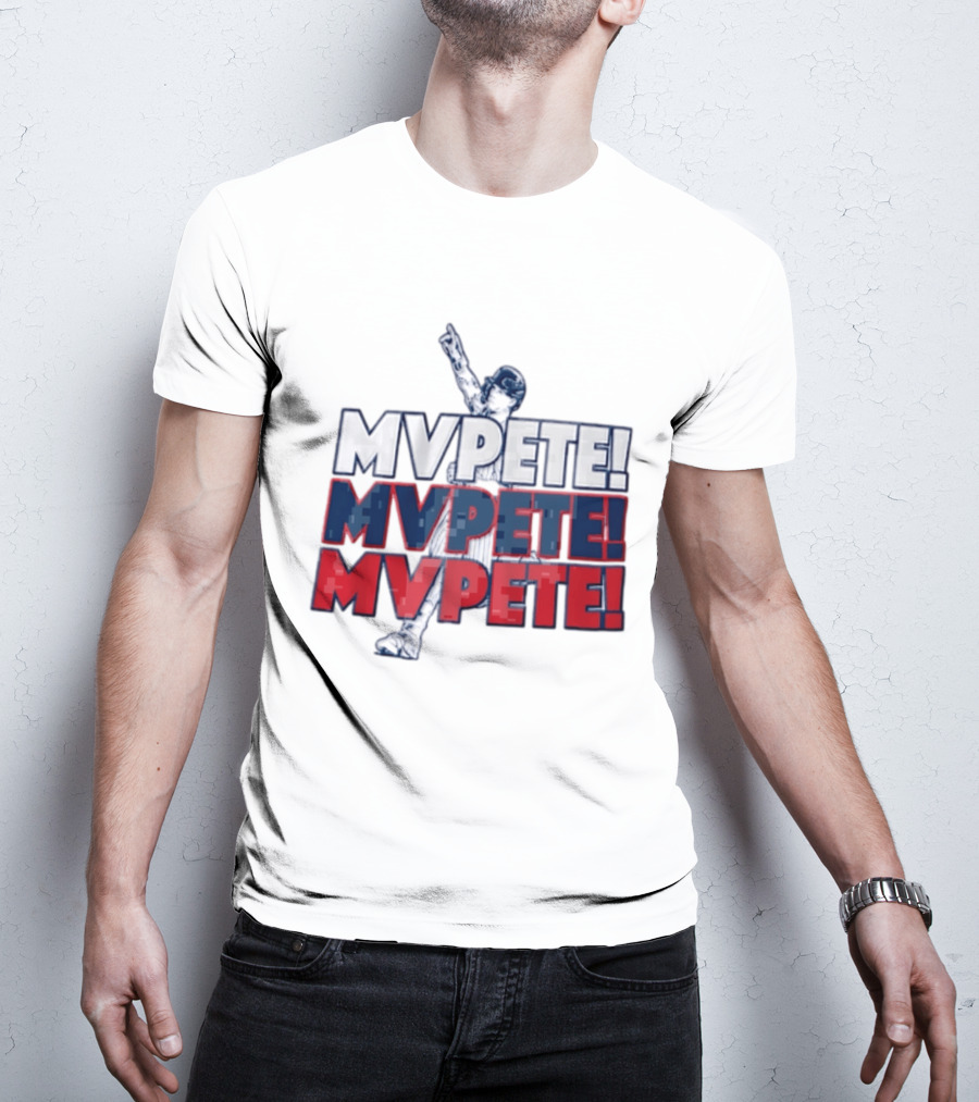 Pete Alonso New York Mets MLB Mvpete The Players Baseball T-Shirt