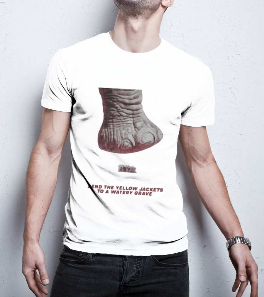 Alabama Hockey Vs Georgia Tech Send The Yellow Jackets To A Watery Grave Vintage Monster Foot T-Shirt