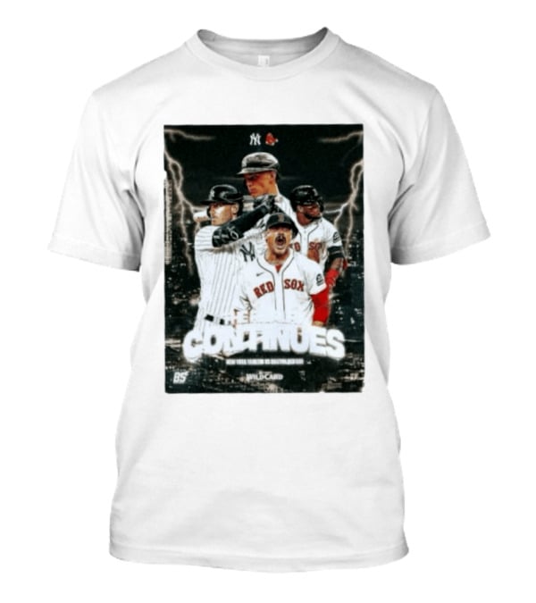 Boston Red Sox Vs New York Yankees 2026 Wildcard Rivalry Continues T-Shirt