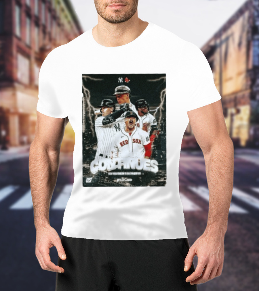 Boston Red Sox Vs New York Yankees 2026 Wildcard Rivalry Continues T-Shirt