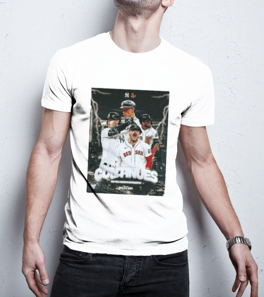 Boston Red Sox Vs New York Yankees 2026 Wildcard Rivalry Continues T-Shirt