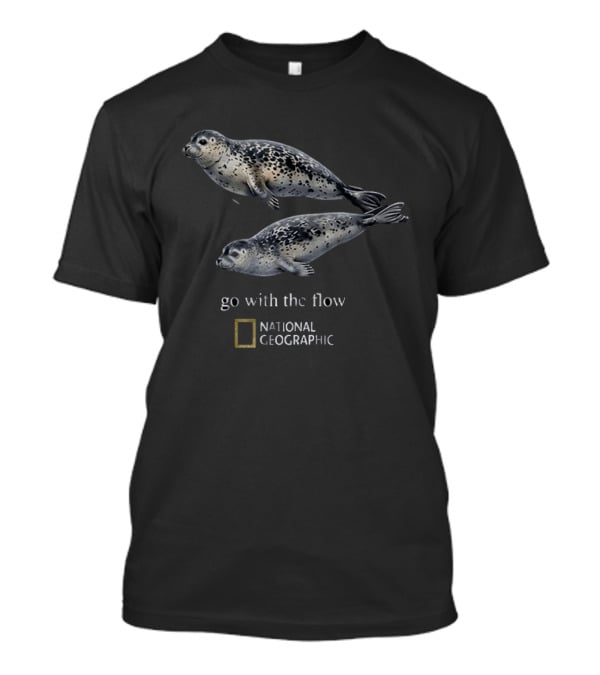 Seal Go With The Flow National Geographic Wildlife Conservation Collaboration T-Shirt