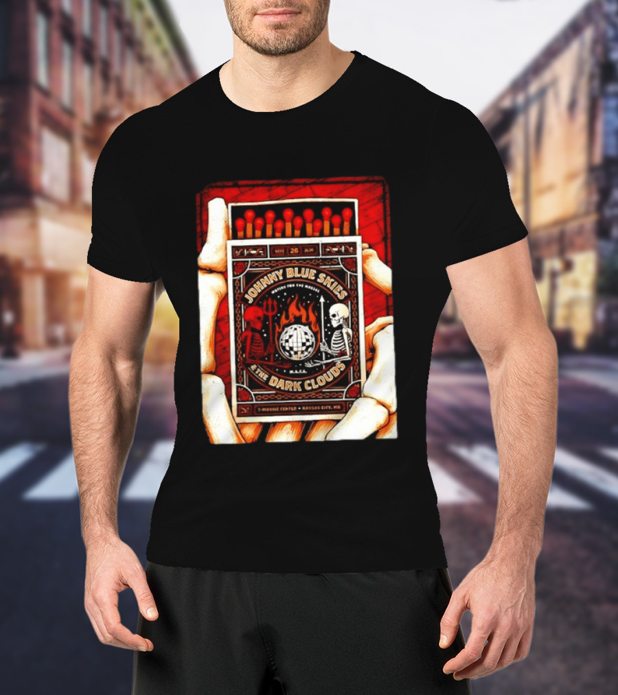 Johnny Blue Skies & The Dark Clouds Mutiny For The Masses Mobile Center Kansas City Sept 26 2026 T-Shirt