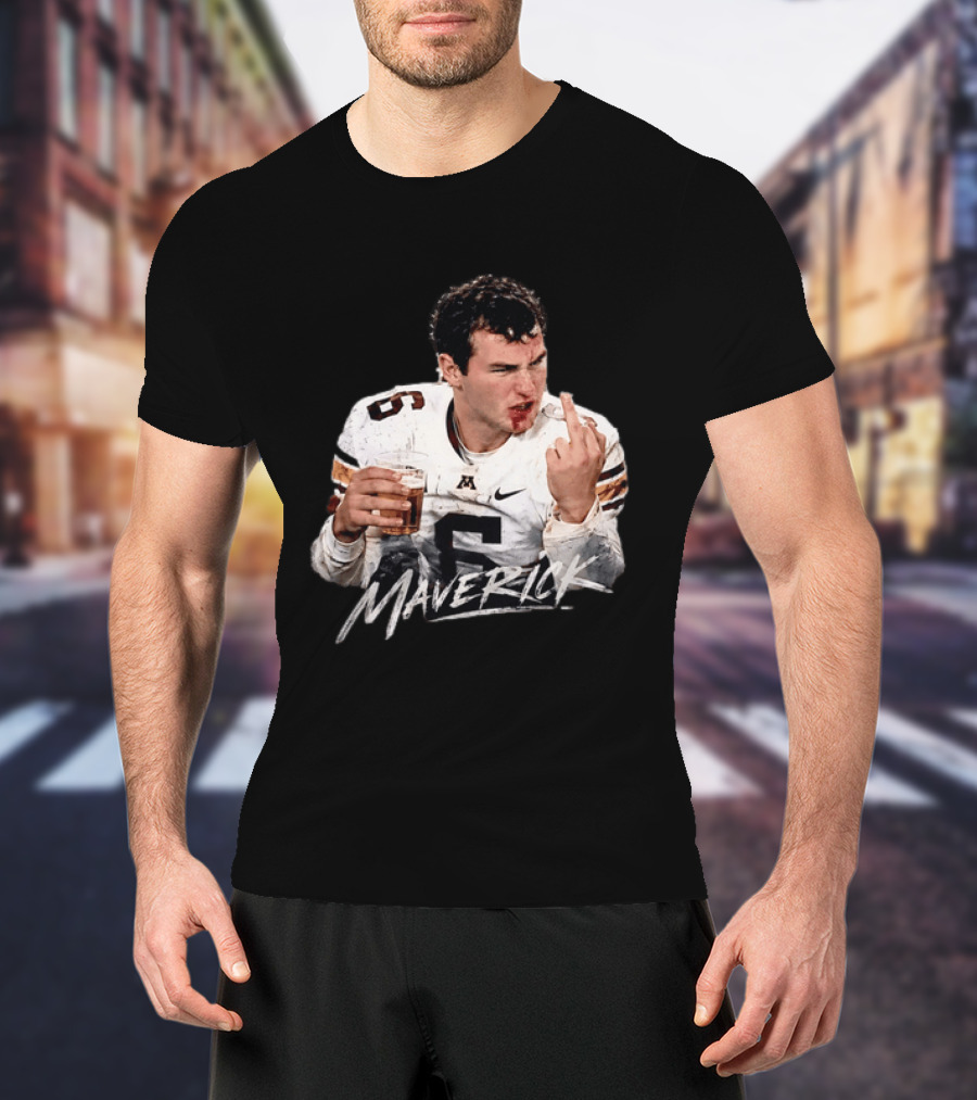 Maverick Baranowski Minnesota Golden Gophers Football Gesture T-Shirt