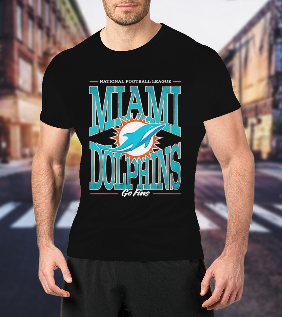 National Football League Miami Dolphins Go Fins T-Shirt