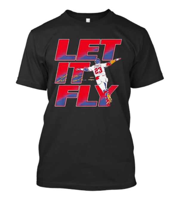 Let It Fly Michael Harris II 23 Atlanta Braves Baseball T-Shirt